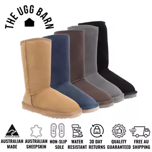 UGG Boots Tall Classic | Australian Made A-Grade Sheepskin | Water Resistant - Picture 1 of 29