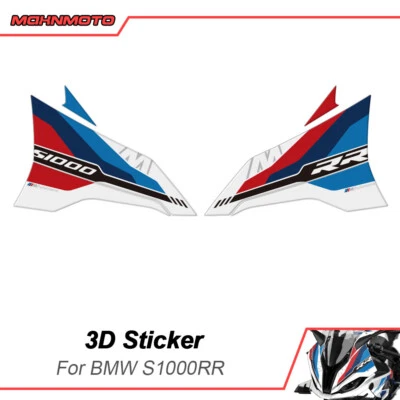 Наклейка защитная накладка на передний обтекатель фары для BMW S1000RR 2019-2023 годов выпуска GG - Изображение 1 из 3