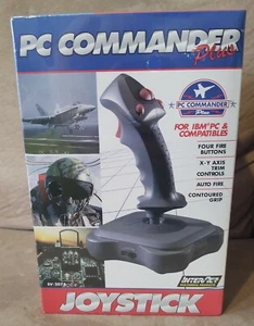 PC Commander Plus Flight Simulator Joystick IBM SV-207A Controller SEALED NEW - Picture 1 of 4