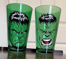 Set of two Marvel Incredible Hulk Pint Glasses (16 oz) - Brand NEW in box