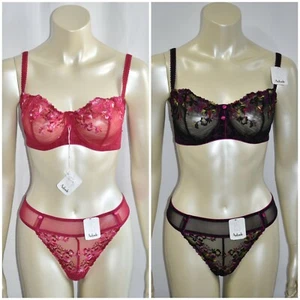 Aubade Women's Bra Set with Thong Model R514/R526 UVP: 134€ - Picture 1 of 27