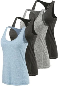 Workout Tank Tops for Women Yoga Racerback Tanks Athletic Quick Dry Activewea... - Picture 1 of 5