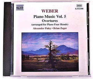 WEBER Piano Music Vol.5 Overtures - Alexander Paley & Brian Zeger CD - EPC - Picture 1 of 4