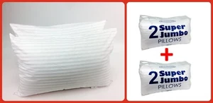 4 ALMOHADAS DE CAMA Grandes Firmes Estilo HOTEL Baratas Relleno Extra Almohadas para Dormir Laterales Grandes - Imagen 1 de 10