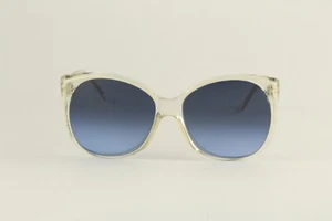 Rare Authentic Celine White Transparent Blue 52mm France Vintage Sunglasses - Picture 1 of 5