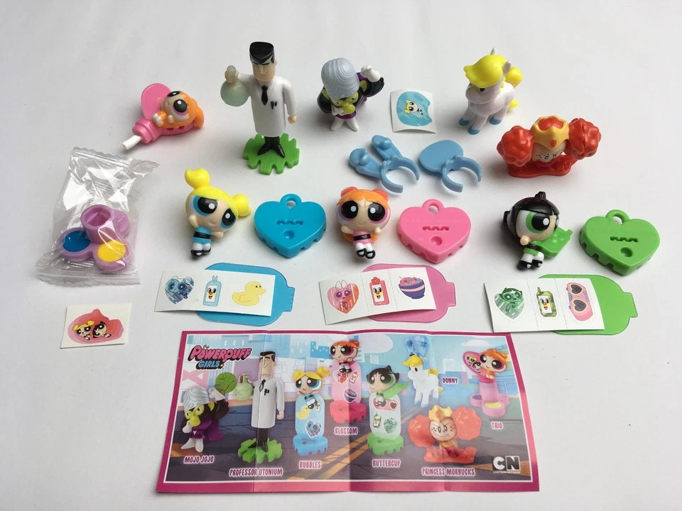 Komplettsatz The Powerpuff Girls SE318 - SE325 + 8 bpz Deutschland Kinder 2017 - Bild 1 von 1