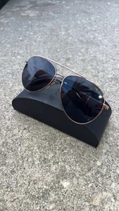 Prada Designer Aviator Sunglasses (Rose Gold, Unisex, SPR73Z) - Picture 1 of 7