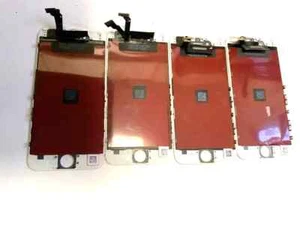 Zestaw 4 iPhone 6. Dobry/zły wyświetlacz LCD z pękniętym ekranem. Tylko na części, JAK JEST - Zdjęcie 1 z 2