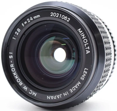 Lente MF gran angular ”EXC +5” Minolta MC W.Rokkor-SI 24mm F/2.8 de JAPÓN 8030 - Imagen 1 de 4