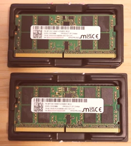 DDR5 CSODIMM PC5-6400 2x16GB 1RX8 PC5-6400B LENOVO, 262 PINS, 1.1 Volt - Bild 1 von 2