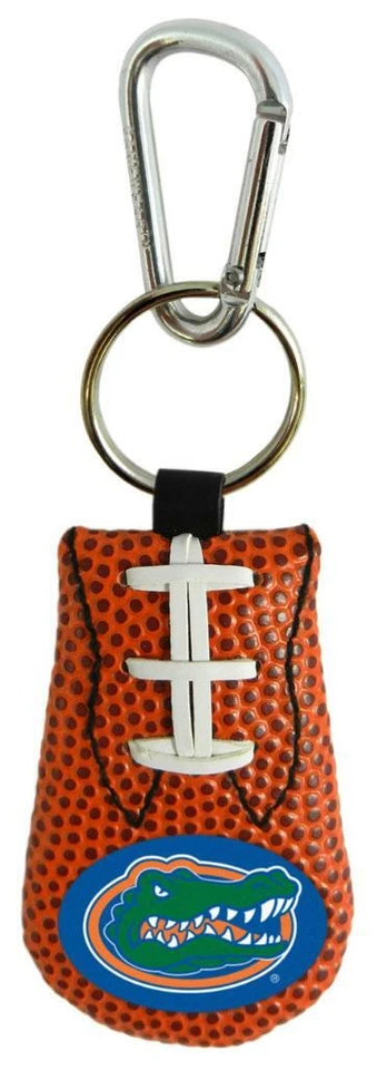 Florida Gators Classic Leather Football Keychain [New] NCAA Key Chain Jewelry - Image 1 of 1