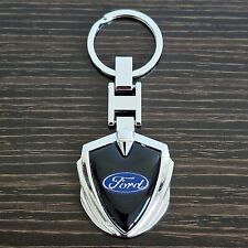 Luxury Car Logo Key Chain Key Ring Fob Ford Fiesta Focus Puma Christmas Gift Box