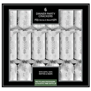 Silver Holographic Christmas Crackers - Picture 1 of 4