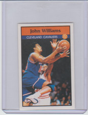 1992-93 Panini Stickers #137 John Williams Cleveland Cavaliers Made in Italy