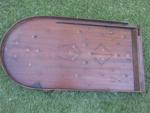 1900s Spalding double sided Crickatelle + Bagatelle board / s. - Picture 1 of 9