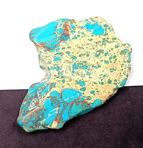 Natur Blau Türkis 163. 95 kt zertifizierter roher ungeschliffener grober loser Edelstein 4RDD - Bild 1 von 7