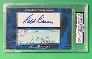2013 HA FIVE BOROUGHS RALPH BRANCA BOBBY THOMSON AUTO 19/50 PSA/DNA AUTHENTIC - Picture 1 of 1