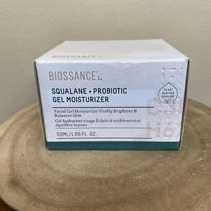 Biossance Squalane + Probiotic Gel Facial Moisturizer - 50 ml 1.6fl. oz *NEW* - Picture 1 of 6
