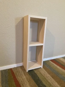 2ft Narrow Bookshelf , Cottage/Farmhouse Furniture, Unfinished Wooden Shelf - Picture 1 of 7