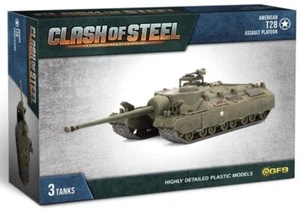 Clash of Steel: T28 Assault Platoon (x3 Plastic) CSU01 (New) 15mm - Picture 1 of 7