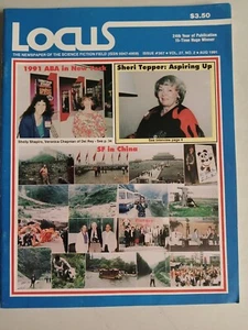 Locus Science Fiction Magazine Aug 1991 new - Picture 1 of 7