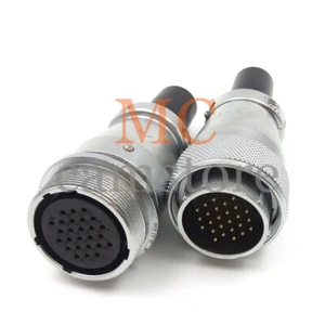 WEIPU WS28 26Pin Industrial Equipment Electrical Power Wire Cable Connector 5A - Photo 1/7