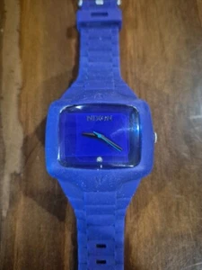 Nixon The Rubber Player Diamond Accent Purple on Purple Unisex Watch New Battery - Picture 1 of 4