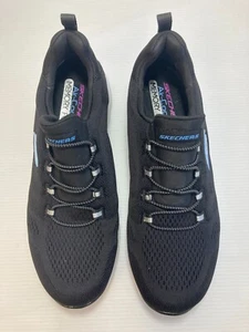 Skechers Ladies' Black Summits Women's Slip-On Sneaker Shoes - Choose Size - Picture 1 of 4