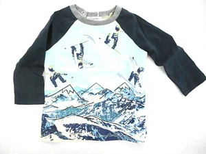 Infant Boys Art & Eden 4-Way-Stretch Long Sleeve Ethan Shirt Sizes 3/6Mt-9/12Mt - Picture 1 of 5