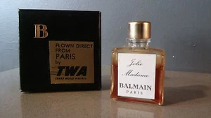 JOLIE MADAME Miniature by Pierre Balmain - TWA. VINTAGE - Imagen 1 de 3