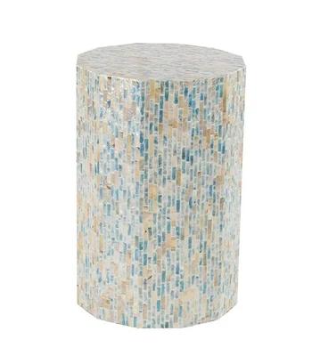 Mother of Pearl Shell Handmade Side End Accent Table End Table, Side Table 13... - Image 1 of 4