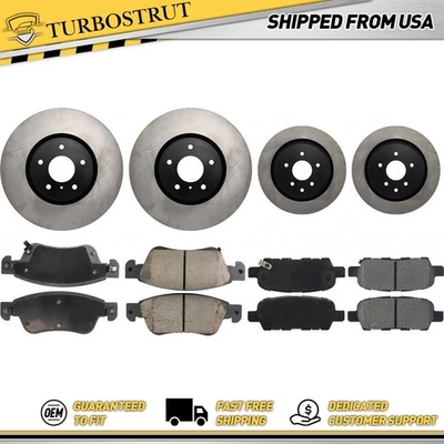 Kit de pastillas de freno delanteras y traseras OE para Infiniti G35 2007 2008 3,5 L Foto 1 de 2