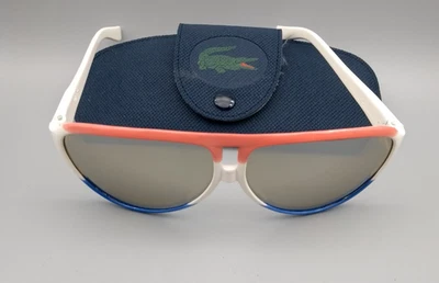 Lacoste Sonnenbrille mit Etui Vintage Italy - Bild 1 von 4