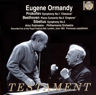 Artur Rubinstein, Eugene Ormandy, Philharmonia Orch - LIVE June 1953 (Testament) - Image 1 of 4