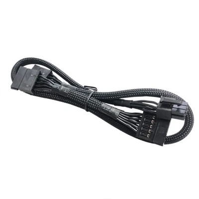 6 pin to 3x SATA Power Cable, 53.5cm, EVGA SuperNOVA G2, B3, G3, G5, P2, B2 - Image 1 of 3