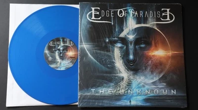 Edge Of Paradise – The Unknown VINYL 1st PRESS HARD ROCK HEAVY METAL 2021 BLUE - Bild 1 von 4