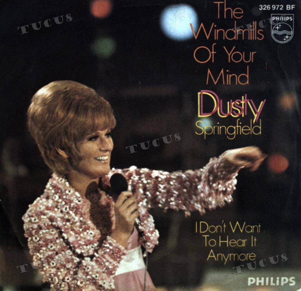 Dusty Springfield - The Windmills Of Your Mind 7" (VG/VG) .* - Image 1 of 1