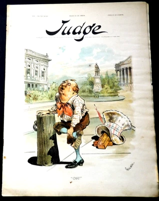 Judge, New York, March 31, 1894–Vol. 26, No. 650, Political Satire, Magazine. - Image 1 of 4