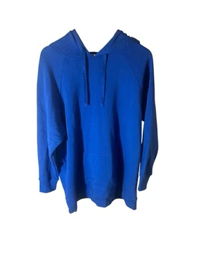 New Xersion Hoodie Womens XL Blue Solid Pullover pocket - Image 1 of 4