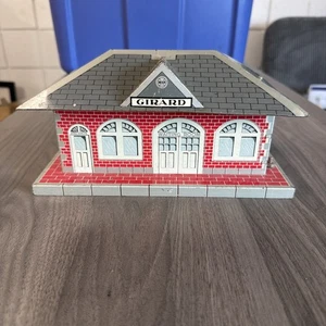 Vintage Marx Girard Train Station #2960 Tin Building Untested O Guage  - Picture 1 of 8