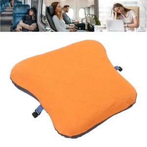 Inflatable Lumbar Pillow Cushion For Airplane Seat Travel Adjustable Firm Lo HPT - Picture 1 of 22