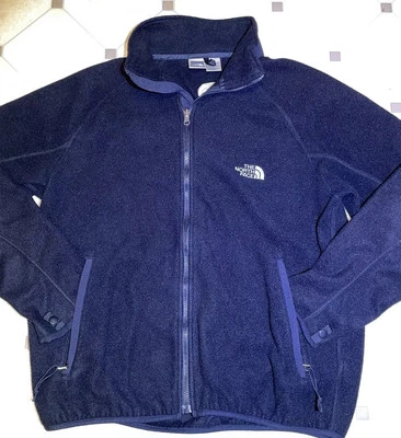 The North Face Fleece Jacket Full Zip Black Men’s Size Large Vintage Y2K - Image 1 of 4