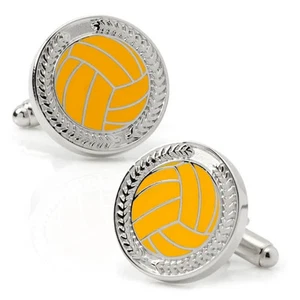 Water Polo Embossed Cufflinks - Picture 1 of 4