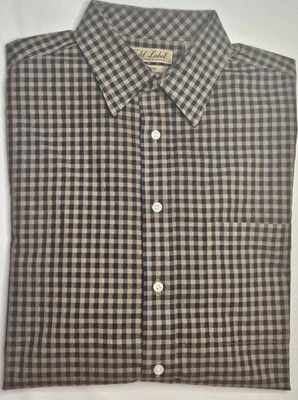 Mens Roundtree & Yorke Gold Label No Iron Perfect Performance Button Up Shirt LG - Image 1 of 2