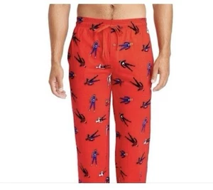 Marvel Mens Red Spider-Man Spider-Verse Sleep Pant XL Pant Pajama Bottoms - Picture 1 of 1