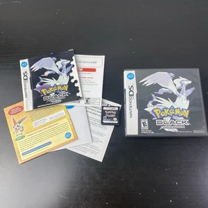 Pokemon Black 1 Version CIB (Nintendo DS) Authentic TESTED Complete w Manuals - Picture 1 of 24