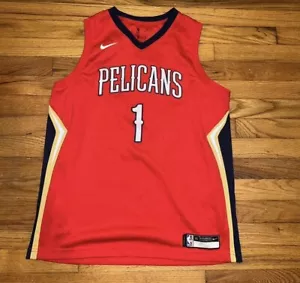 Nike New Orleans Pelicans Zion Williamson #1 Red Jersey Youth XL Authentic - Picture 1 of 4