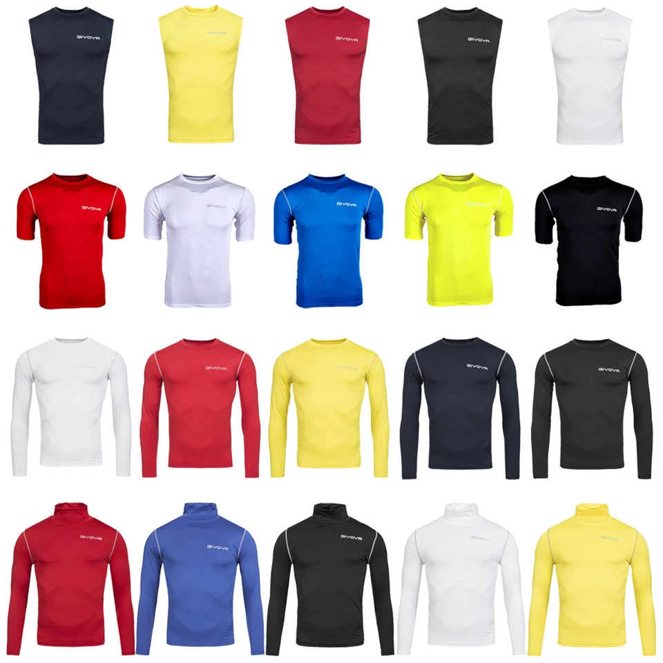 Givova Funktionsshirt "Corpus" Kompressionsshirt Fitness Shirt S M L XL 2XL neu