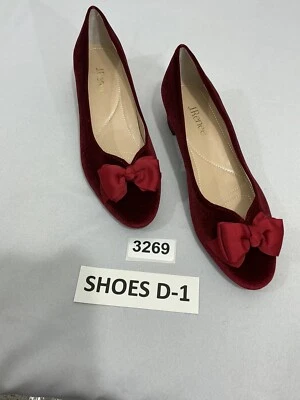 Zapatos de salón para mujer J. Renee camafeo talla 10w rojos sin cordones de tacón bloque nuevos sin etiquetas  Foto 1 de 4
