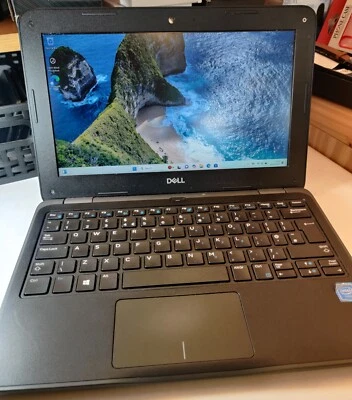 Dell Latitude 3190 11.5" Laptop Intel Celeron N4120 @1.10 4GB RAM 64GB SSD #487F - Image 1 of 4